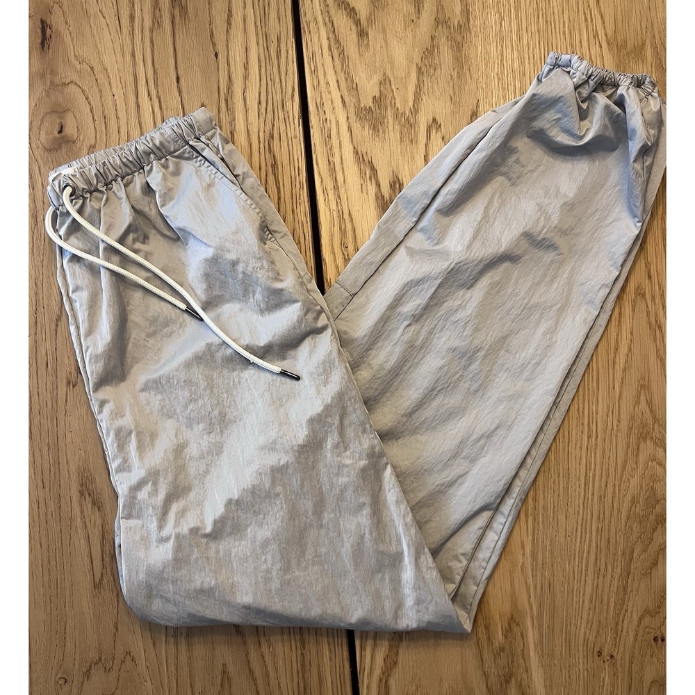 Silence And Noise Nylon  Drawstring Joggers Women's Small Grey Athletic Yoga